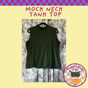 Mock Neck Tank Top